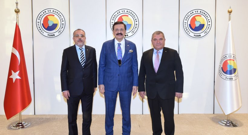 ALİAĞA TİCARET ODASI'NDAN HİSARCIKLIOĞLU'NA ZİYARET