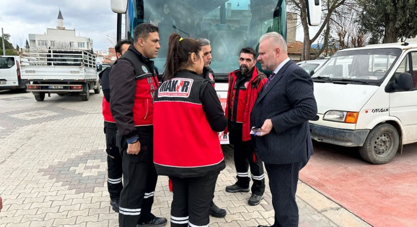 MENEMEN BELEDİYE ARAMA KURTARMA HAREKET ETTİ