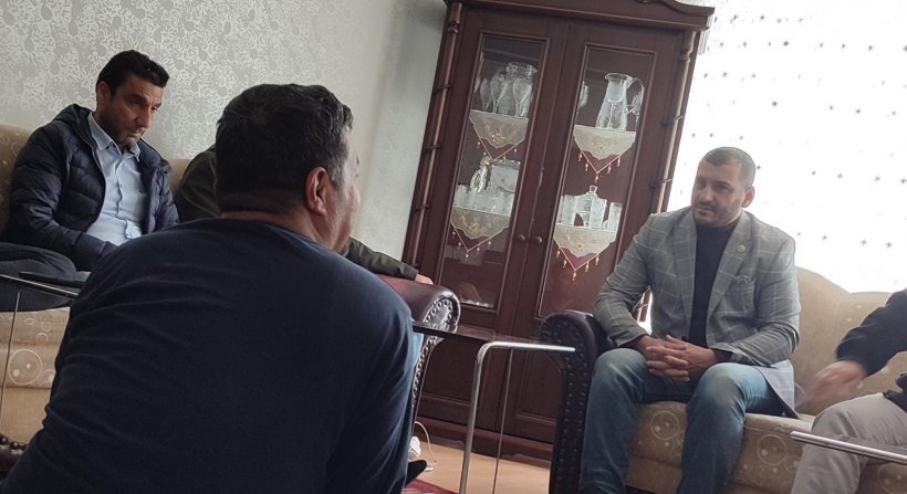 HÜDA PAR ALİAĞA DEPREMZEDE AİLE'LERİ ZİYARET ETTİ