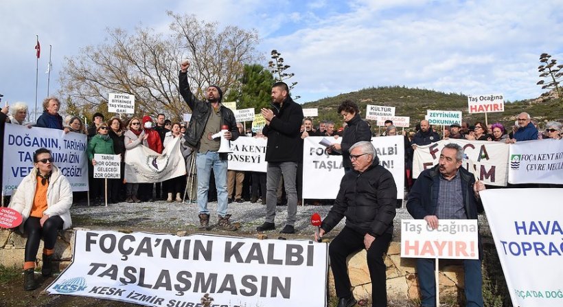 FOÇA TAŞ OCAĞI ÇED SÜRECİ İPTAL EDİLDİ