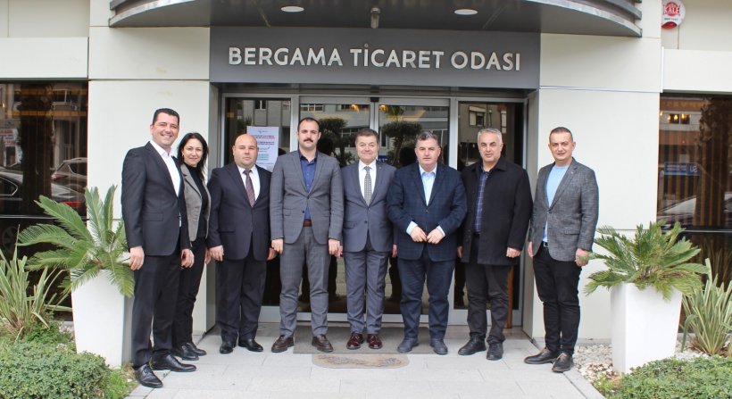 KINIK KAYMAKAMI VE KINIK BELEDİYE BAŞKANI BERTO'YU ZİYARET ETTİ