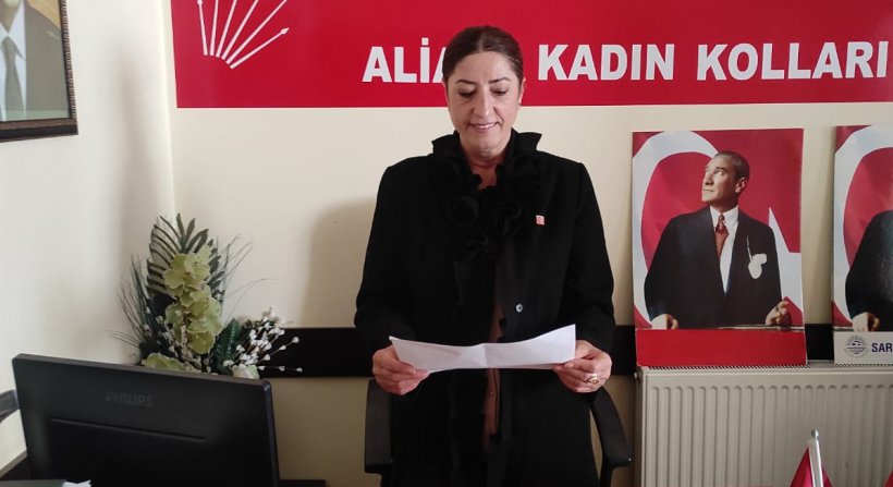 CUMHURİYET HALK PARTİSİ ALİAĞA KADIN KOLLARI ORTAK METİN YAYINLADI