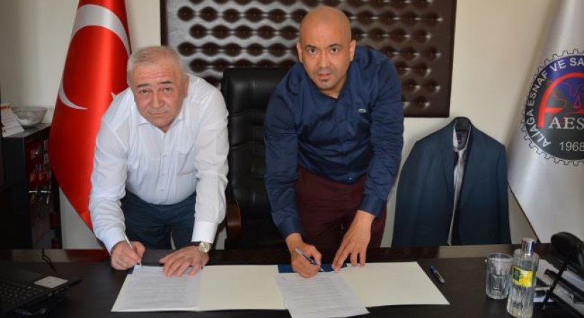 Aliağa Esnaf ve Sanatkârlar Odası'ndan eğitim kurumuyla anlaşma