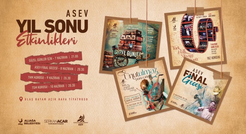 Aliağa Belediyesi Sanatevi (ASEV) Yıl Sonu Gösterileriyle Sahne Alıyor
