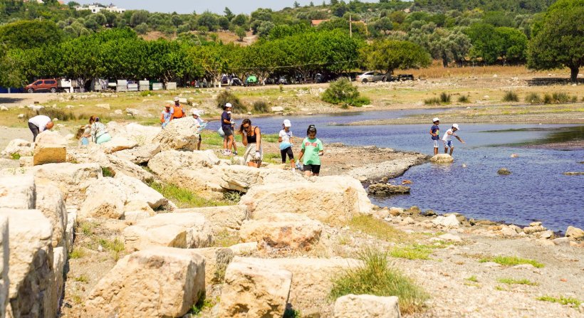 Antik kentte çevre temizliği