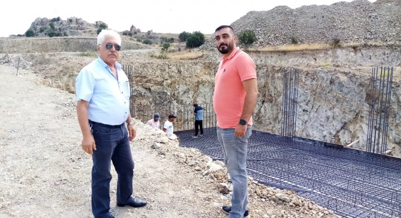 YENİŞAKRAN ATIK SU ARITMA TESİSİ İLERLİYOR