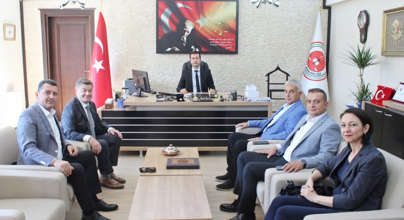 BERTO YÖNETİMİ, BAŞSAVCI, EMNİYET MÜDÜRÜ ve JANDARMA KOMUTANI'NI ZİYARET ETTİ