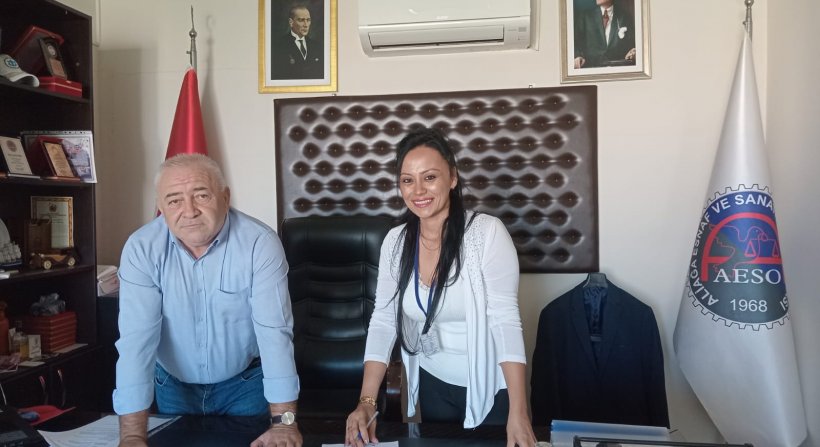 Aliağa Esnaf ve Sanatkarlar Odası, Amerikan Kültür Yabancı Dil Kursları arasındaki indirim protokolü yeniledi