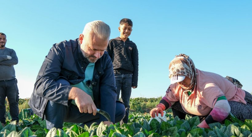 MENEMEN'DE TARLADAN SOFRAYA BİRLİK RÜZGARI
