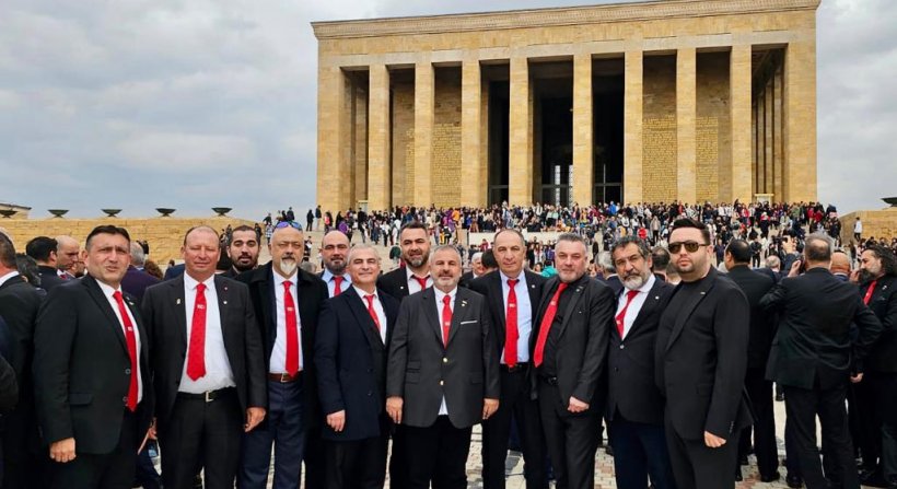 İMEAK DTO ALİAĞA ANITKABİR'DE!