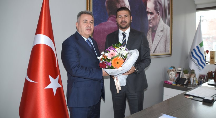 VALİ ELBAN FOÇA'YI ZİYARET ETTİ