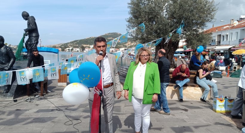 İYİ PARTİ FOÇA BELEDİYE BAŞKAN ADAYI DERYA KALE ERDEMLİ PROJELERİNİ ANLATTI