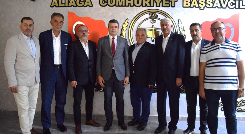 ALTO'DAN BAŞSAVCI BAŞARAN VE EMNİYET MÜDÜRÜ CAN'A HAYIRLI OLSUN ZİYARETİ