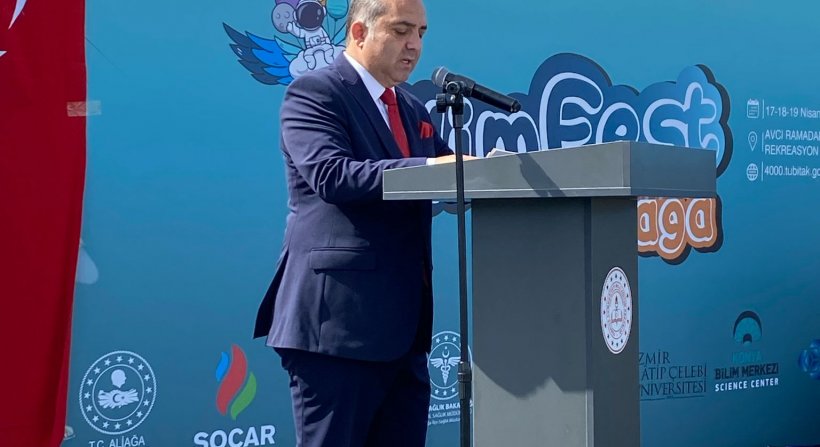 "BİLİMFEST ALİAĞA” YOĞUN İLGİ VE GENİŞ KATILIMLA GERÇEKLEŞTİRİLDİ