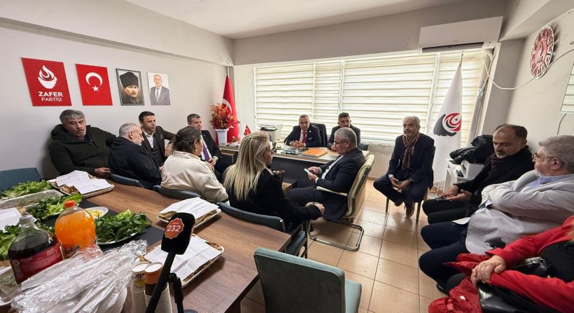 ZAFER PARTİSİ İL BAŞKANI M. SİNAN BEZİRCİLİOĞLU ALİAĞA ZİYARETİ YAPTI